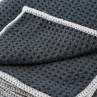 SGCB Waffle Weave Microfiber Car Dryer - Полотенце с вафельной текстурой из микрофибры 60х120 см, серая (тряпка)