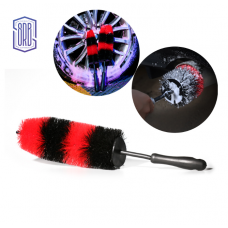 SRB Red Wheel Cleaning Brush Small - Щетка для чистки колес, маленькая, красная, 35 см Применение