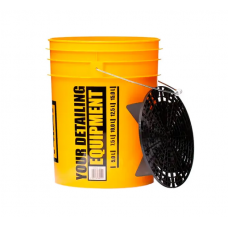 Work Stuff Detailing Bucket Yellow & Separator - Ведро жёлтого цвета с грязеуловителем