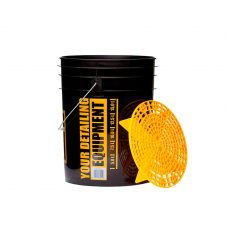 Work Stuff Detailing Bucket Black & Separator - Ведро чёрного цвета с грязеуловителем