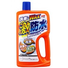 SOFT99  Water Block Shampoo W — водоотталкивающий эффект, для светлых цветов Применение