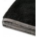 Протирочный материал SGCB Edge Wax Towel - Микрофибра оверлоченная односторонняя 40*60см 380 гр/м2, черная (тряпка) по низким ценам 1 фото