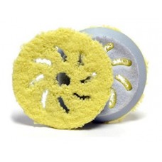 Полировальный круг для полировки автомобиля RUPES MICROFIBER POLISHING FOAM 130/150mm - полировальный круг из микрофибры (желтый) Применение